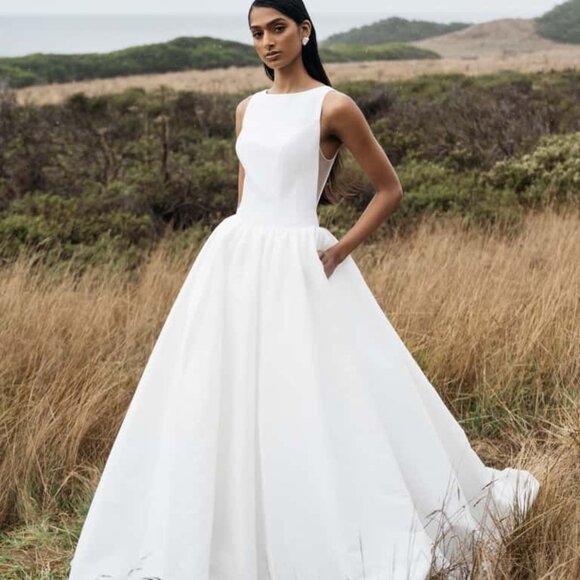 Jenny Yoo Audrey Wedding Gown Size 10 NEW - Picture 5 of 9